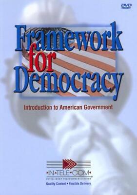 Framework For Democracy Introduction To American Government 4-Disc Set DVD VIDEO