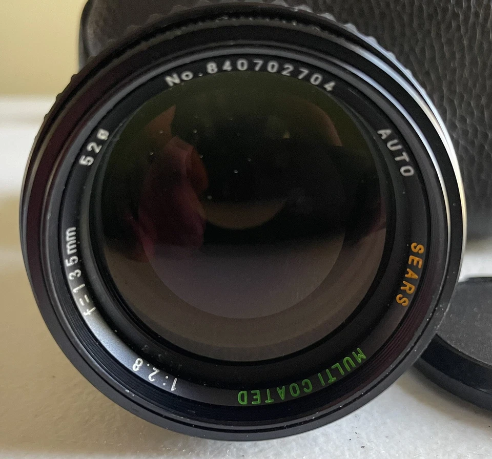Sears 35mm Camera Lens Multi Coated f=1 zoom 1:2.8 with Lens Cap No 840702704 - Image 2 of 4