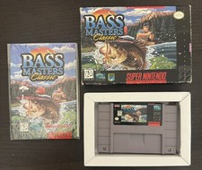 BASS Masters Classic (Super Nintendo, 1995) ***CIB*** Complete In Box