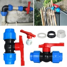 Stop Tap Valve 20mm 25mm 32mm In-Line Ball Valve Water Pipe Quick Connect Faucet