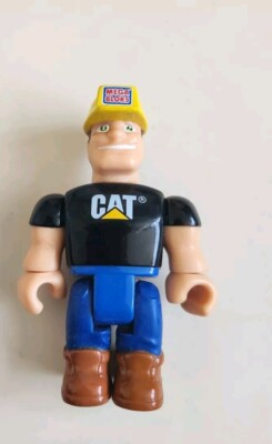 Mega Bloks CAT Man Builder Figur, 3,5'' 
