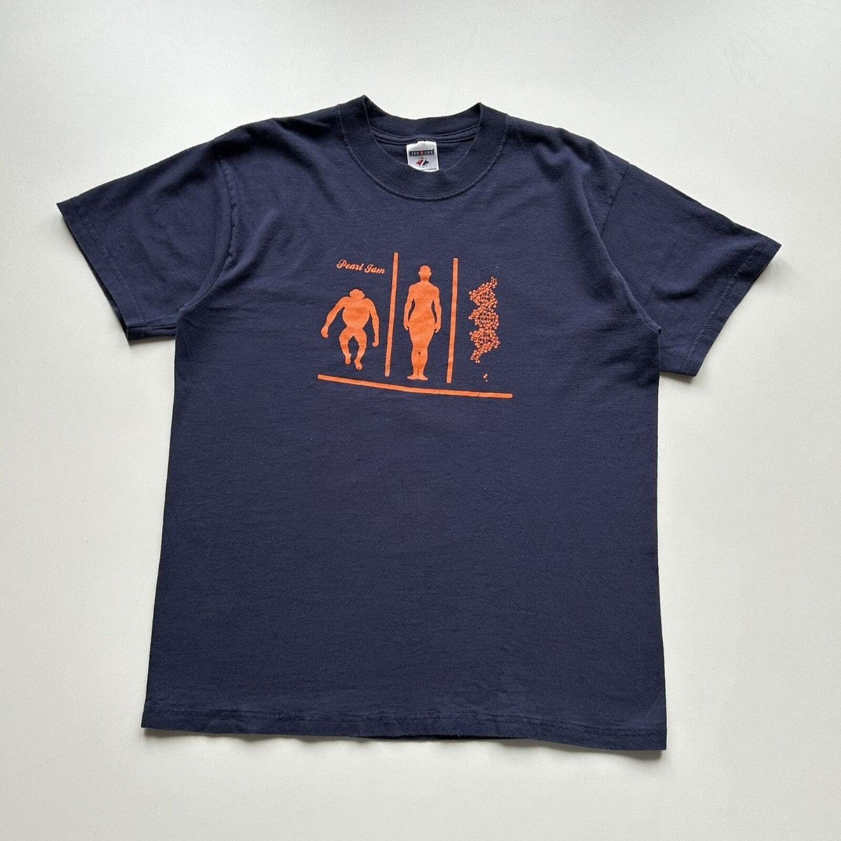 Vintage 2000s Pearl Jam Evolution Graphic Faded BandT Shirt Vintage 2000s Pearl Jam Evolution Graphic Faded BandT Shirt