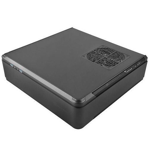 Silverstone FTZ01B-E (Black) Fortress Mini-DTX/ITX Premium Slim Form Factor Case - Picture 6 of 7