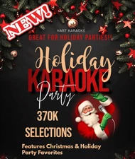 Computer Karaoke Holiday Party Hard Drive Player - Free Lifetime Updates 375K