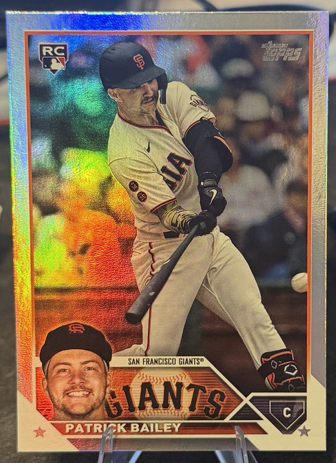 2023 Topps Update Rainbow Foil Patrick Bailey RC #US8 San Francisco Giants