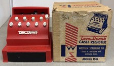 Tom Thumb Push Button Cash Register Western Stamping Co. Toy With Box 1501