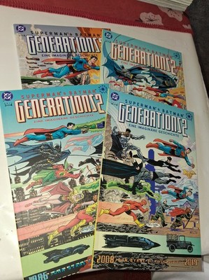 Superman & Batman Generations 2, 1-4 komplette Serie, Panini 2002, wie neu !