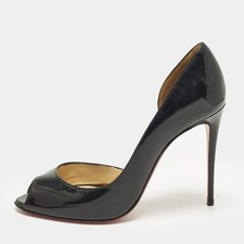 Zapatos de salón Christian Louboutin Demi You talla 38 charol negro Dorsay