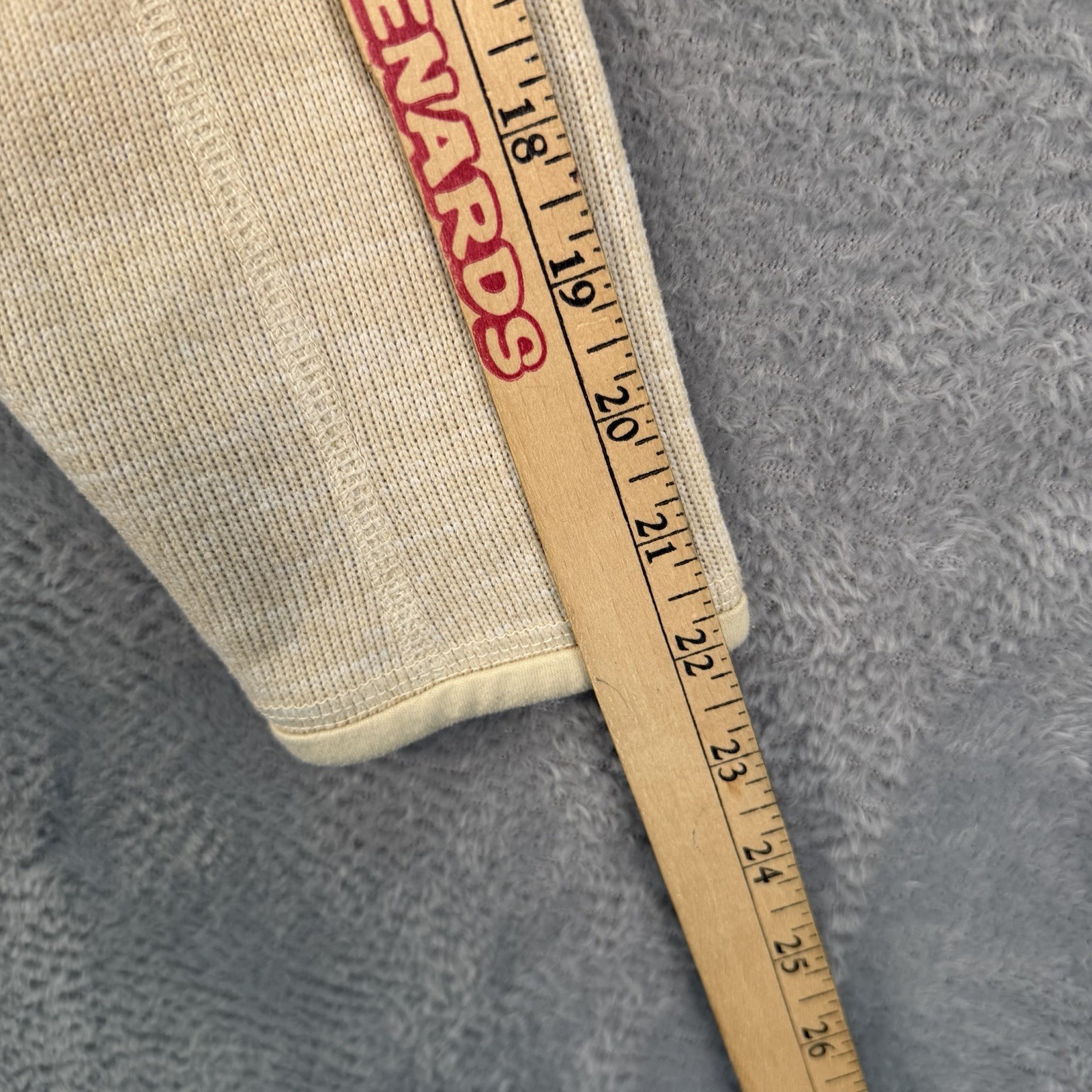 Patagonia Worn Wear Better Sweater Womens M Beige Fleece Lined Quarter Zip  Y42 thumbnail 13