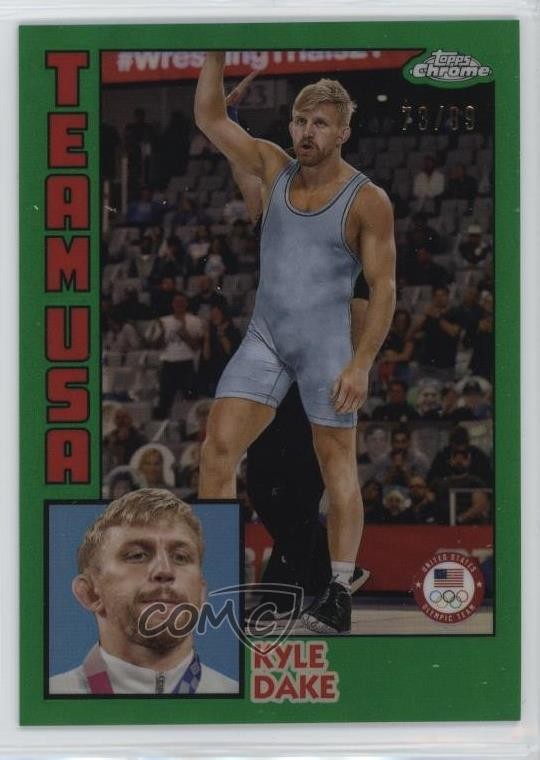 2024 Topps Chrome US Olympic & Paralympic Team and Hopefuls 73/99 Kyle Dake 1go7