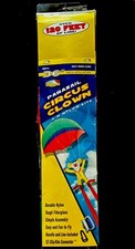Air Creations Parasail Circus Clown 3-D Nylon Kite 36" with Handle 120' Line NOS