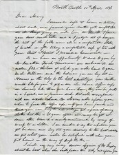 1848 Letter from North Castle, NY to New York...
