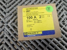 New Square D QOXD2100 Two Pole Circuit Breaker 100A / 415V / 50/60 Hz