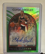 2025-26 Topps Hoops 1989 Signatures Clyde Drexler Auto 89S-CD Trail Blazers