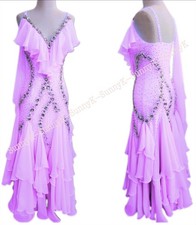 Handmade Dance Dress/Standard Ballroom Competition Dress smooth Waltz Tango
