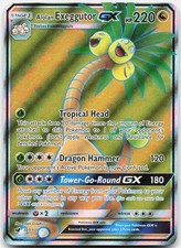 Alolan Exeggutor GX Ultra Rare Crimson Invasion 107/111 MP Pokemon on eBay