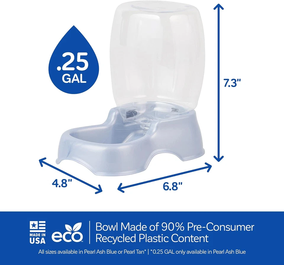 Диспенсер для воды Petmate Pet Cafe для кошек и собак - миска для воды для кошек и собак, США - Изображение 3 из 4