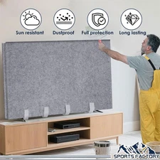 60-75" TV Moving Cover Felt Television Screen Protector Dustproof Anti-Scratch