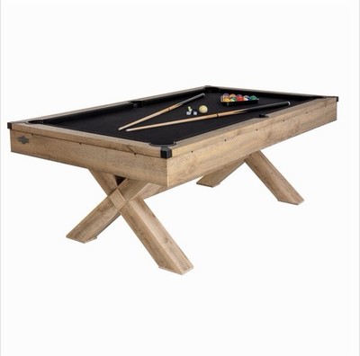 American Legend Traditional Style Billiard Table White Oak 84x47x31'' w/ Cues