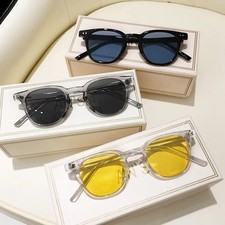 Vintage Square Sunglasses Men Women Luxury Small Round Eyewear
