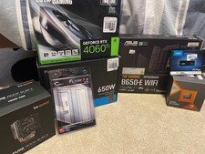 Ryzen 7 7800X3D 32 gigs of DDR5 1TB, RTX 4060ti 650W Bronze PSU Asus B
