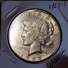 PEACE SILVER DOLLA 1923 S GEM BU MS++++++BLAZING BEAUTY ORIGINAL KEY BETTER DATE