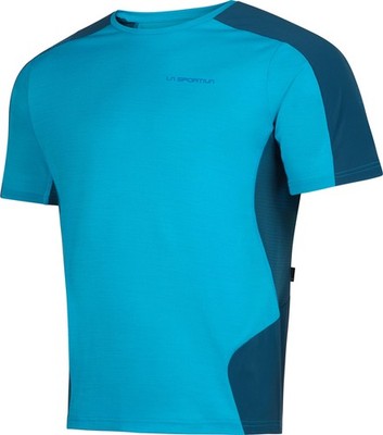 La Sportiva - Compass T-Shirt maui/storm blue XL Klettershirt Bouldern Bergsport