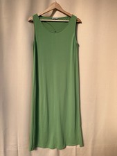 Cos Green Women’s Maxi Sleeveless Dress Size M Pre Owned GC Summer Holiday Wear