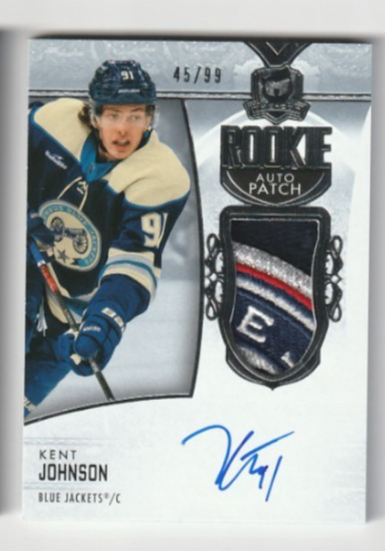 2022-23 Upper Deck The Cup Rookie Patch Auto /99 Kent Johnson