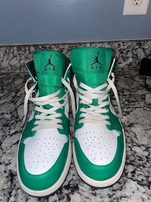 Nike Air Jordan Retro 1 Mid Lucky Green, size 13