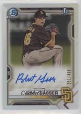 2021 Bowman Draft Chrome Pick Refractor 351/499 Robert Gasser #CDA-RG Auto 08bj