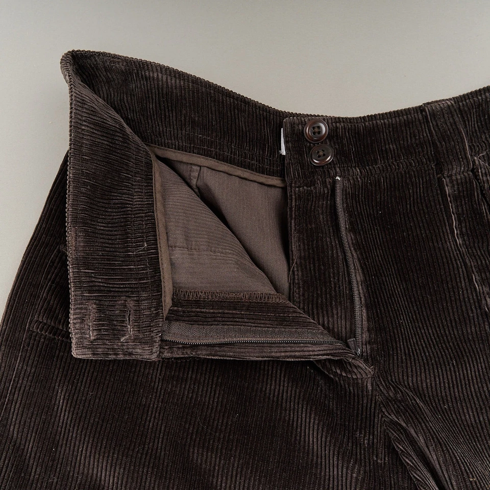 Pantalones Cortos para Caminar Vintage Talbots Pierna Ancha Pana Culotte 8 Marrón tiro Medio Foto 2 de 4