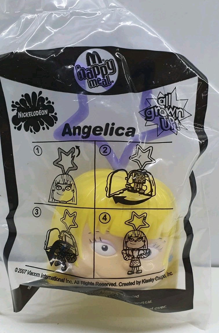 McDonald's Toy Rugrats All Grown Up Angelica Head Doll Figur