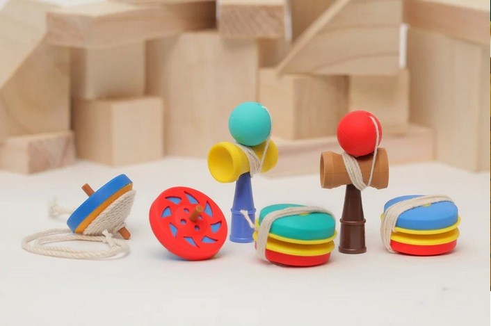 Iwako Classic Toys Japanese Puzzle Pencil Eraser - 10pcs ER-961143