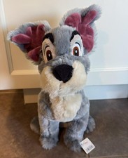 Disney Store Collectible Plush Tramp From Lady  The Tramp 12 inch