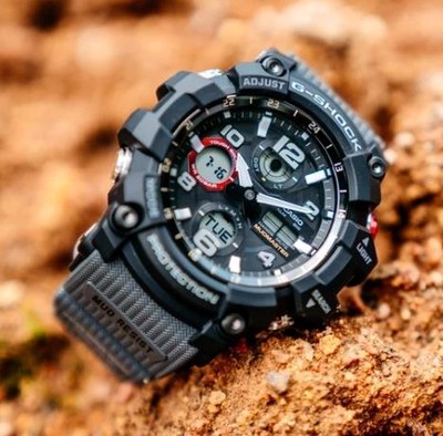 Casio Mens Watch G-Shock Mudmaster GSG100-1A8WC Stainless Steel