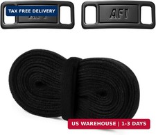 YLOKO Flat Shoe Laces with AF1 Metal Tags for Air Force 1s Shoelaces for Sneak