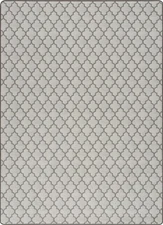 10x13 Milliken Gray Geometric Grid Area Rug Essex Aged Silver - Aprx 10 9 x 13 2