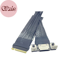 M.2 Nvme M Key to Oculink 4I / SFF8611 Extension Cable Pcie4.0 X4 Gen3 4 Compati