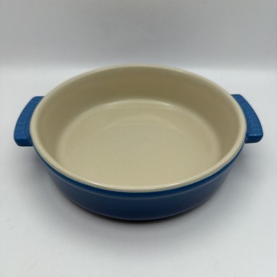LeCreuset Stoneware Tapas/Noodle Dish Marseille Blue