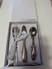 NEW IN BOX BABY NAMBE  STAINLESS STEEL 3 PIECE SET DESIGNED BY SEAN O  HARA NEW