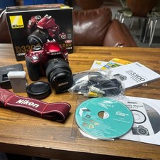 Nikon D3300 18-55 VR2 Lens kit RED 113440