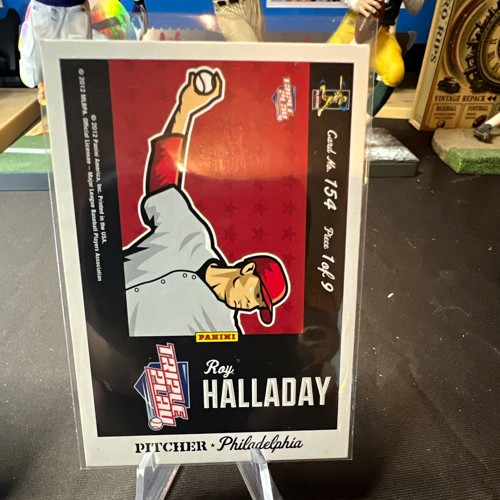 Panini 2012 Triple Play Roy Halladay Puzzle #154 Philadelphia Phillies
