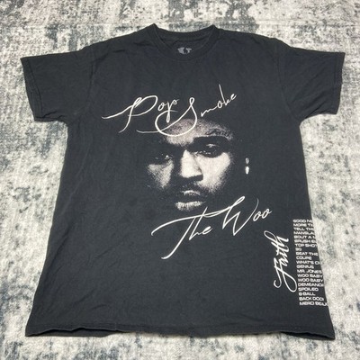 Vlone X Pop Smoke King Of New York Shirt Size Medium Faith The Woo