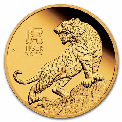2022 Australia 1/10 oz Gold Lunar Tiger Proof (w/Box & COA) | eBay