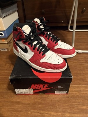 Air Jordan 1 Retro High OG Spider-Man Origin Story Sneakers Size 10.5