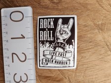 ROCK MUSIC Sticker Rock ON Sticker Decal Rock and Roll Rock-On Hard Rock  Roll