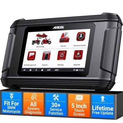 ANCEL MT510 For BMW Motorcycle All System OBD2 Diagnostic Scanner ABS ECU Reset