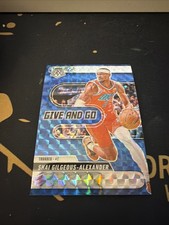 2024-25 Panini Mosaic - Give and Go Shai Gilgeous-Alexander #2 Mosaic Prizm