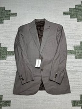 Ermenegildo Zegna Sports Coat Mens It 50 Us 40 R Brown Wool Blazer